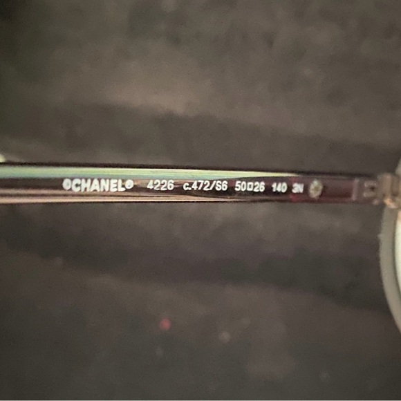 CHANEL round sunglasses - Picture 4 of 4